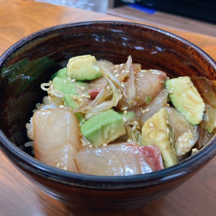 ハマチの漬け丼♡